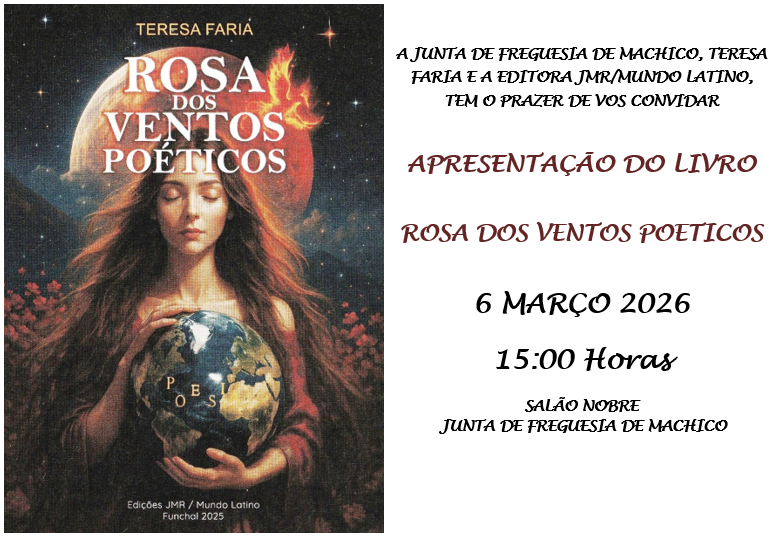 Apresenta&ccedil;&atilde;o do livro "Rosa dos Ventos Po&eacute;ticos"