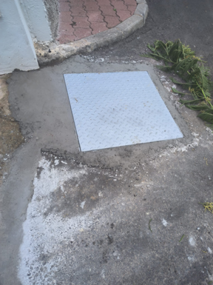 Substituição de Caixa no Caminho de Sant'Ana