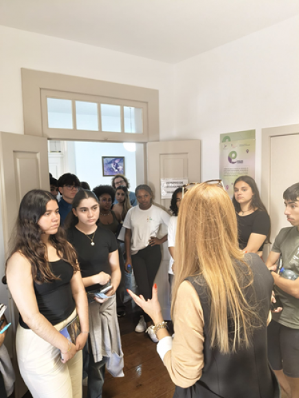 Visita de Estudo - alunos do 10.&ordm; ano da EBSM