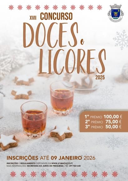 XVII Concurso de Doces e Licores + Regulamento + Ficha de Inscri&ccedil;&atilde;o