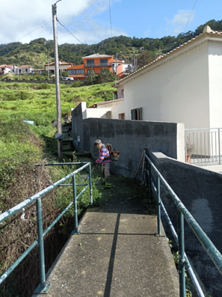 Trabalhos de limpeza da Vereda do Aperta o La&ccedil;o