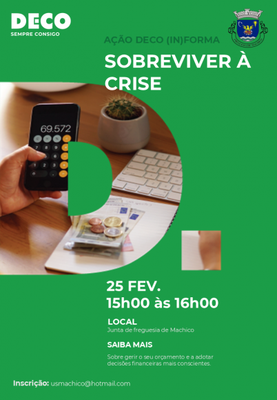 A&ccedil;&atilde;o DECO (IN)FORMA "Sobreviver &agrave; Crise"