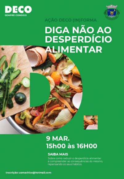 A&ccedil;&atilde;o DECO (IN)FORMA "Diga N&atilde;o ao Desperd&iacute;cio Alimentar"