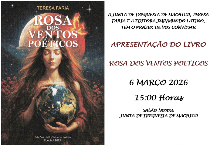 Apresenta&ccedil;&atilde;o do livro "Rosa dos Ventos Po&eacute;ticos"