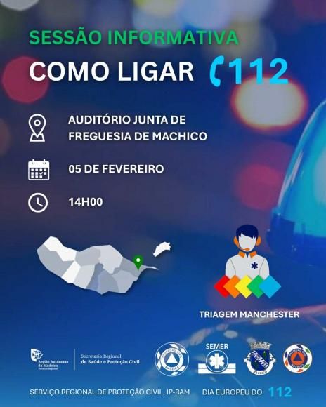 Sess&atilde;o Informativa "Como Ligar 112"