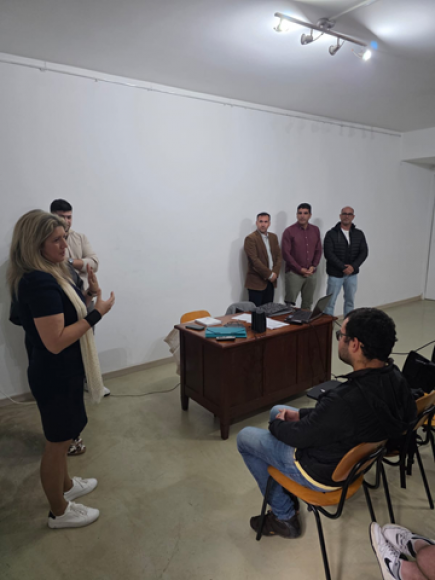 In&iacute;cio do Curso de Turismo na Junta de freguesia de Machico