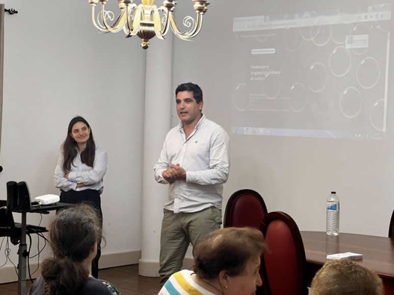 Palestra &ldquo;Preven&ccedil;&atilde;o e Diagn&oacute;stico Precoce&rdquo; dinamizada pelo Dra. Rita Almeida (M&eacute;dica Interna de Oncologia)