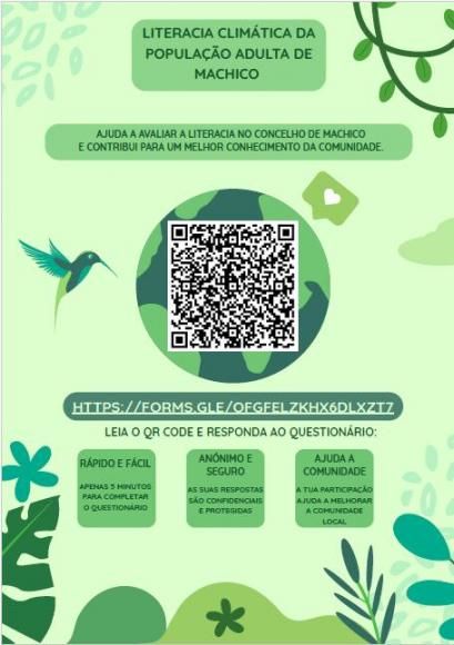 Divulga&ccedil;&atilde;o de Question&aacute;rio &agrave; Popula&ccedil;&atilde;o de Machico