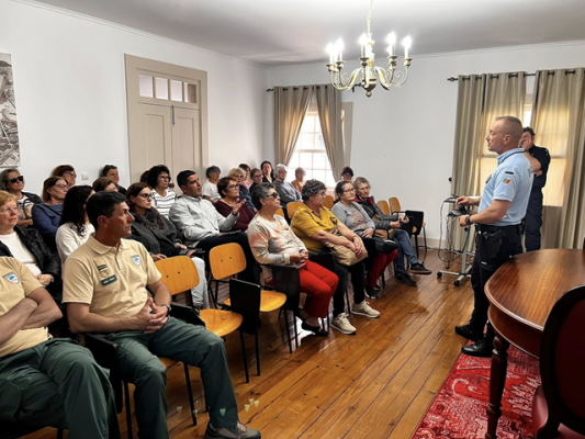 Sess&atilde;o Informativa "Preven&ccedil;&atilde;o de Inc&ecirc;ndios Rurais" promovida pelo  Servi&ccedil;o Regional de Prote&ccedil;&atilde;o Civil