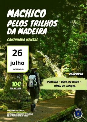 Machico Pelos Trilhos da Madeira - Caminhada Mensal - Portela-Boca do Risco-T&uacute;nel do Cani&ccedil;al