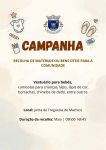 Campanha de recolha de materiais ou bens &uacute;teis para a comunidade no &acirc;mbito da Miss&atilde;o Humanit&aacute;ria de Enfermagem em Angola | Projeto MOS - M&atilde;os que Orgulham a Sa&uacute;de