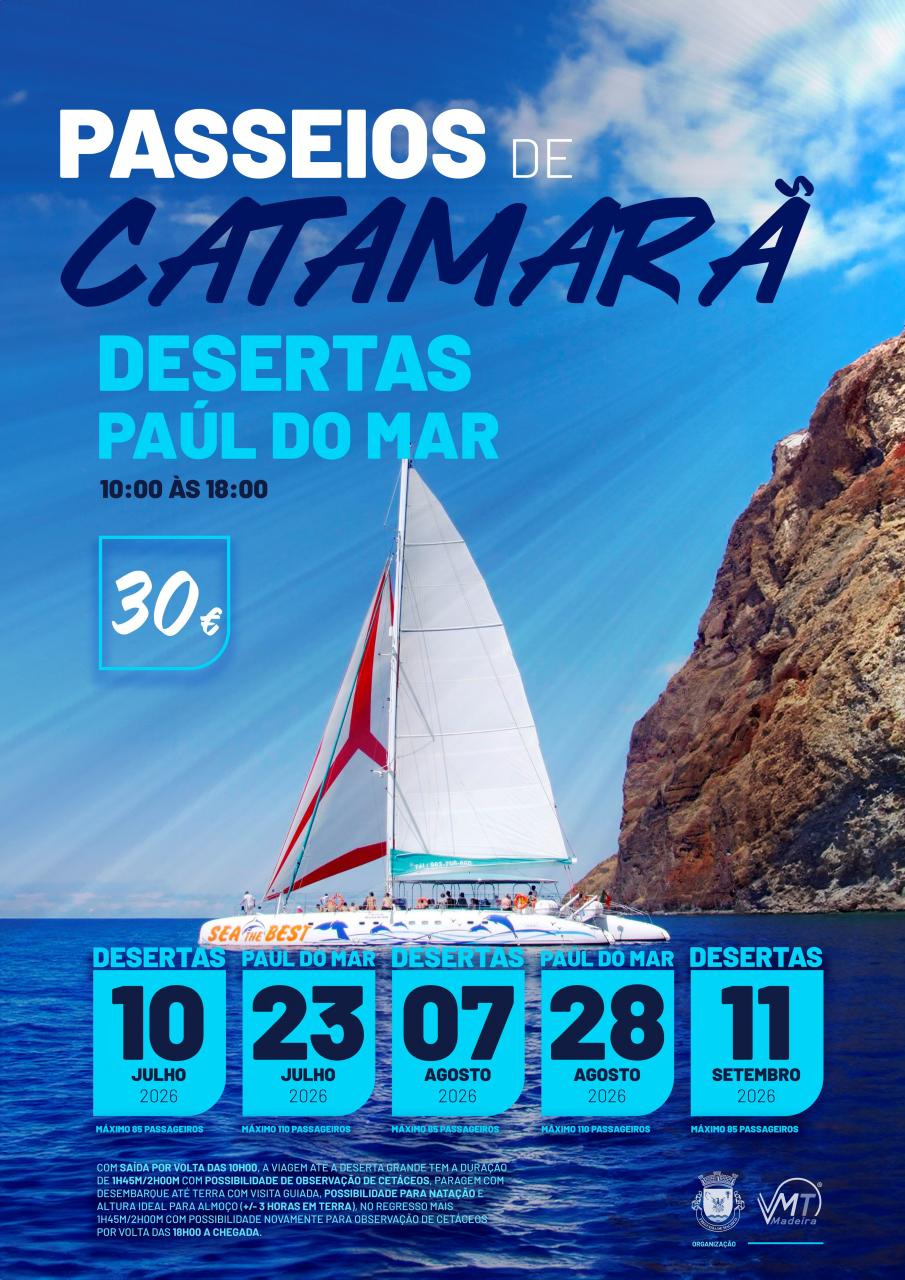 Passeios de Catamar&atilde; | Pa&uacute;l do Mar